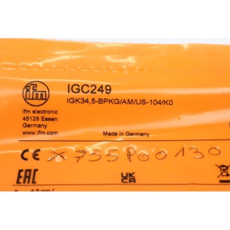 IFM IGC249 IGK34,5-BPKG/AM/US-104/K0 capteur induction (B1245)