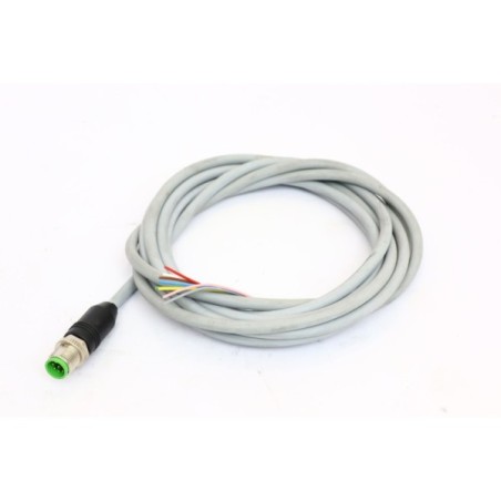 Murr elektronik 7000-17001-2920300 Cable M12 droit 8 pins 3m READ DESC (B1249)