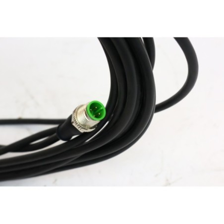 Murr elektronik 7000-12021-6140500 Cable M12 droit 4 pins 5m READ DESC (B1249)