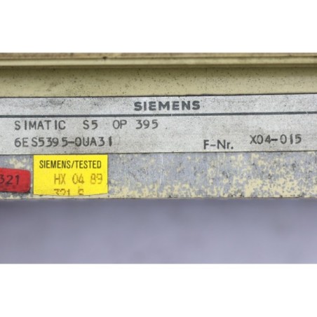 Siemens 6ES53950UA31 6ES5395-0UA31 Simatic S5 OP 395 READ DESC (B434)