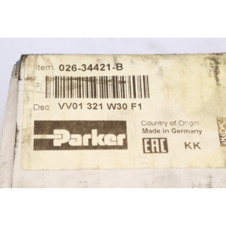 Parker 026-34421-B VV01 321 W30 F1 Vanne READ DESC (B605)