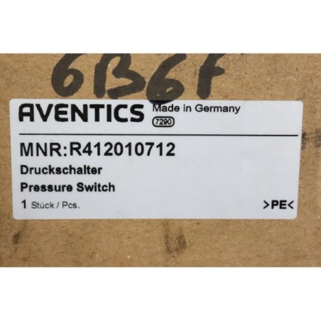 AVENTICS R412010712 Pressostat Accessories valve (B602)