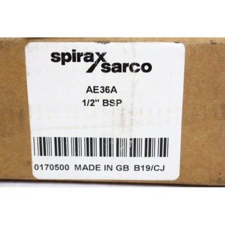 Spirax sarco 0170500 AE36A 1/2 BSP (B602)