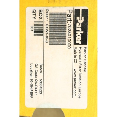 Parker 7028010000 GXW1-10-B filtre (B605)