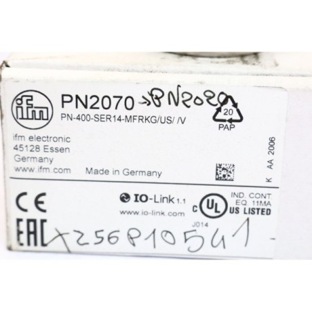 IFM PN2070 PN-400-SER14-MFRKG/US/ capteur pression (B605)