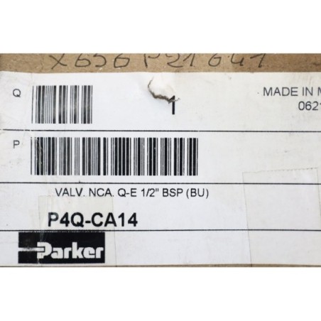 Parker P4Q-CA14 Vanne NCA Q-E 1/2 BSP READ DESC (B603)
