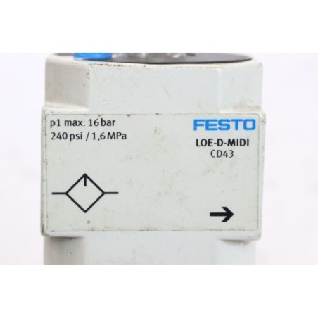 Festo LOE-D-MIDI Filtre pneumatique 16Bar (B493)