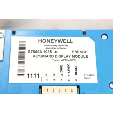 Honeywell S7800A 1035 Burner control cable + control panel french READ DE (B697)