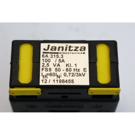 Janitza 6A 315.3 Transformateur de courant 100 5A 2,5 VA KI. 1 (B789)