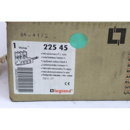 Legrand 225 45 022545 Interrupteur sectionneur 250A OPEN BOX (B924)