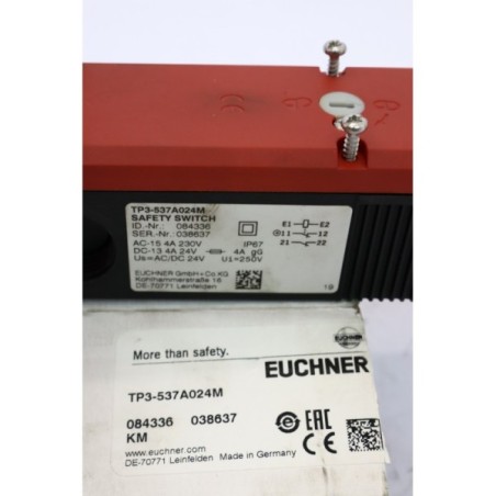 EUCHNER 084336 TP3-537A024M Interrupteur de sécurité READ DESC (B936)