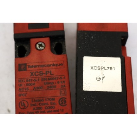 2Pcs Telemecanique XCSPL791 XCS-PL interrupteur fin de course (B936)