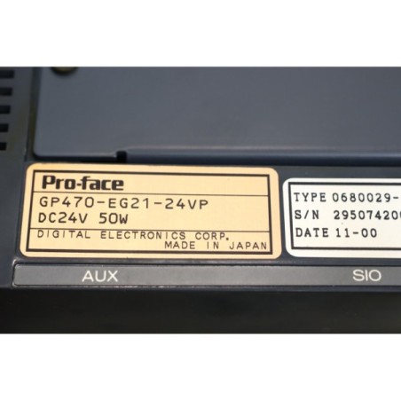 Pro-face 0680029-01 Panel GP470-EG21-24VP (B1186)