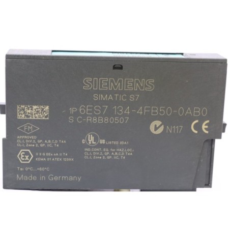 Siemens 6ES71324FB500AB0 6ES7 132-4FB50-0AB0 2 AI HS U module (B1161)