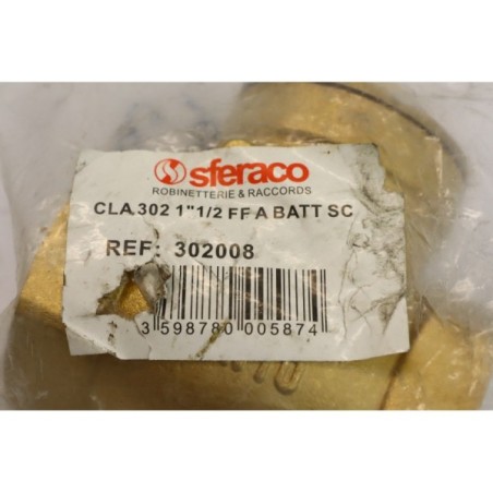 Sferaco 302008 CLA 302 1 1/2 FF A BATT SC raccord Old stock (B282)