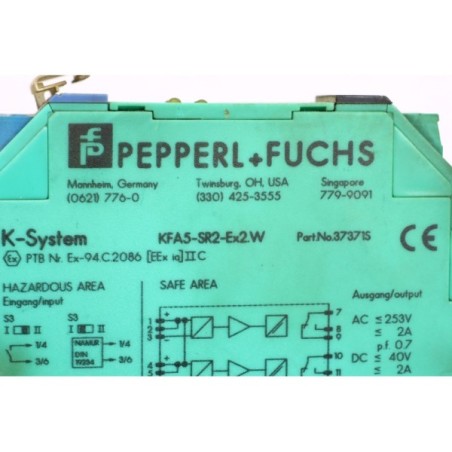 Pepperl + Fuchs 037371 KFA5-SR2-Ex2.W switch amplifier (B597)