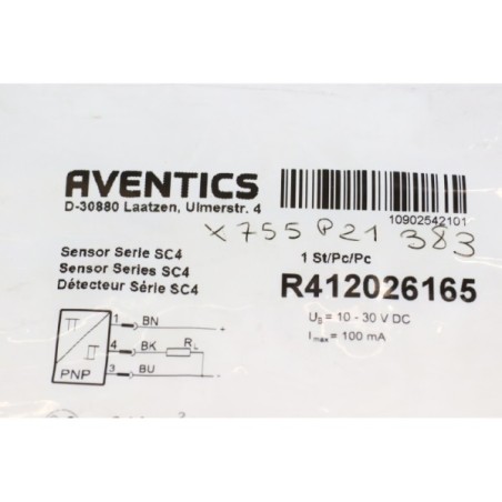 AVENTICS R412026165 Capteur cylindre SC4 (B490)