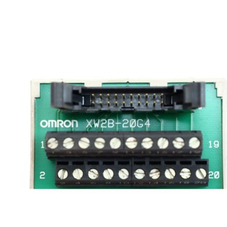 Omron XW2B-20G4 Connector Terminal Block Conversion Unit READ DESC (B222)