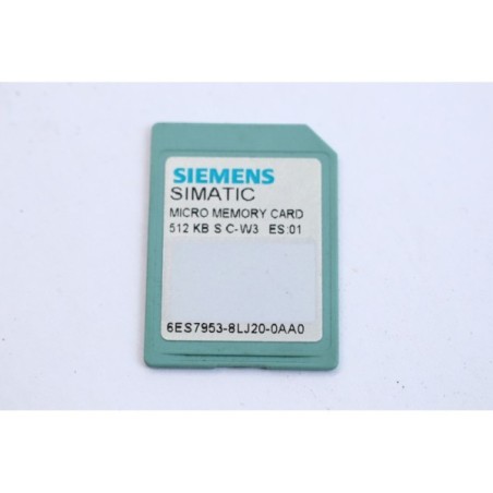 Siemens 6ES79538LJ200AA0 6ES7953-8LJ20-0AA0 MICRO MEMORY CARD 512 KB (B223)