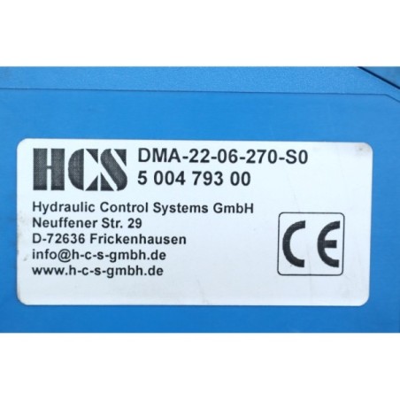 HCS 5 004 793 00 DMA-22-06-270-S0 hydraulic control system (B320)