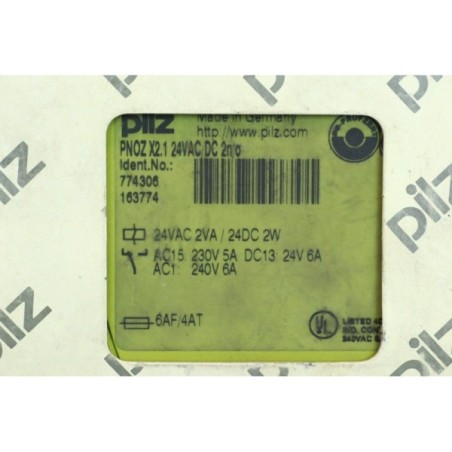 Pilz 774306 PNOZ X2.1 24VAC/DC 2n/o (B1250)