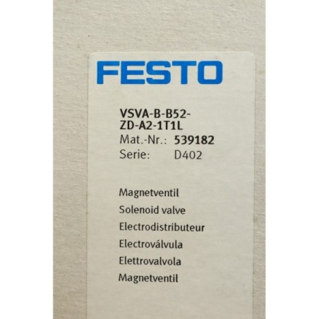 Festo 539182 VSVA-B-B52-ZD-A2-1T1L valve (B1250)