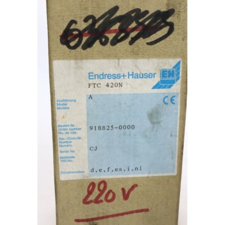 Endress+Hauser 918825-0000 FTC 420N A Nivotester FTC 420 (B1254)