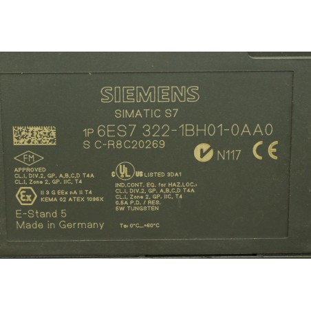 Siemens 6ES7 322-1BH01-0AA0 SM322 DO 16xDC24V/0.5A (B34)