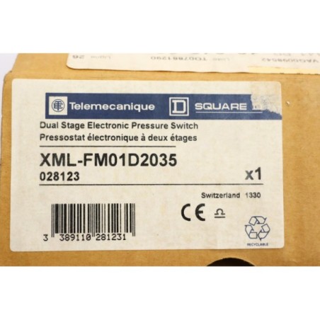 Telemecanique 028123 XML-FM01D2035 Pressostat électronique à deux étages (B41)
