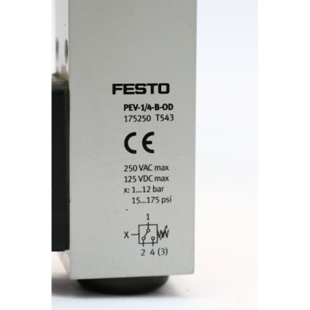 Festo 175250 PEV-1/4-B-OD Pressostat no box (B59)
