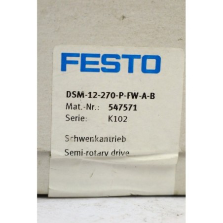 Festo DSM-12-270-P-FW-A-B 547571 semi rotative drive (B92)