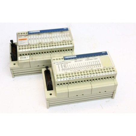 2Pcs Telemecanique ABE7-H16R11 ABE 7 16 digital I/O module (B114)