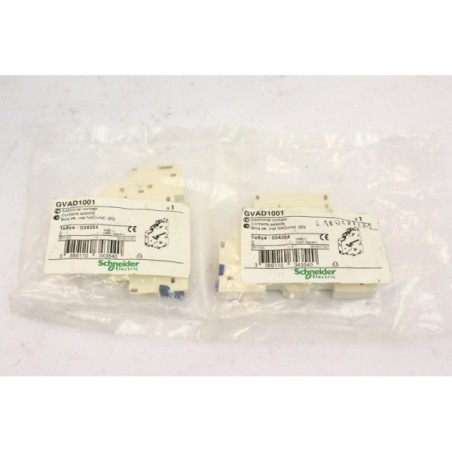 2Pcs Schneider electric 034354 GVAD1001 Additional Contact (B114)