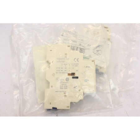 2Pcs Schneider electric 034354 GVAD1001 Additional Contact (B114)
