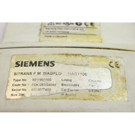Siemens 083F5001 SITRANS F M MAGFLO MAG1100 + MAG5000 Débimètre électroma (B155)