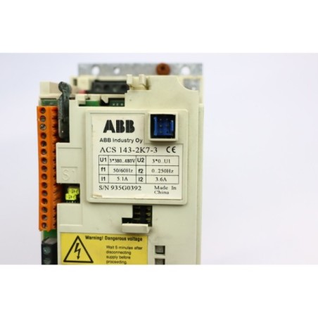 ABB ACS 143-2K7-3 Drive Inverter READ DESC (B128)