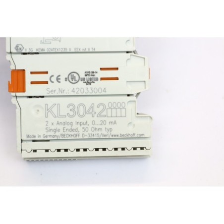 Beckhoff KL3042 Module I/O (B220)