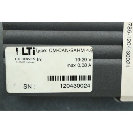 LUST CDA32.003C3.0,H05-01,PC1 + LTI CM-CAN-SAHM 4.0 LTI Drive (B166.1)