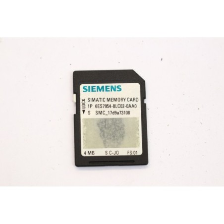 Siemens 6ES7954-8LC02-0AA0 Carte mémoire Simatic 4MB (B260)