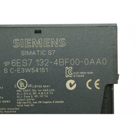 Siemens 6ES7 132-4BF00-0AA0 Module I/O 8 DO DC24V/0.5A (B573)