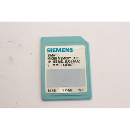Siemens 6ES7953-8LF31-0AA0 Carte memoire simatic 64KB (B573.2)