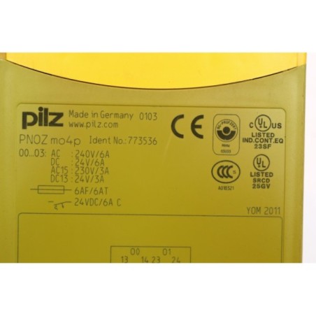 Pilz 773536 PNOZ mo4p relais READ DESC (B590.7)