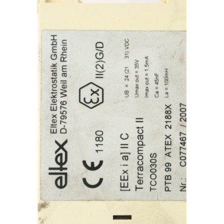 Eltex TCO030S Terracompact II Dispositif mise à la terre (B758)