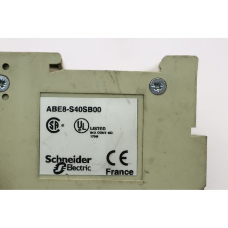 Telemecanique ABE8-S40SB00 ABE 8 Embase relais 4 inputs (B758)