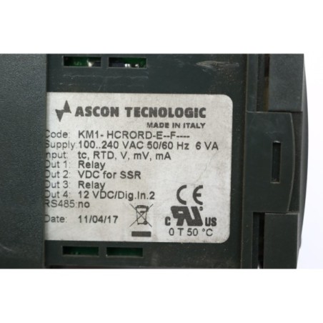 ASCON Tecnologic KM1-HCRORD-EF---- KM1 control panel régulateur températ (B576)