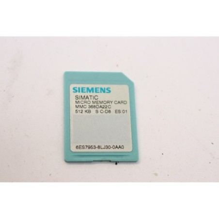 Siemens 6ES7953-8LJ30-0AA0 Carte Simatic MMC 512KB (B1018.1)