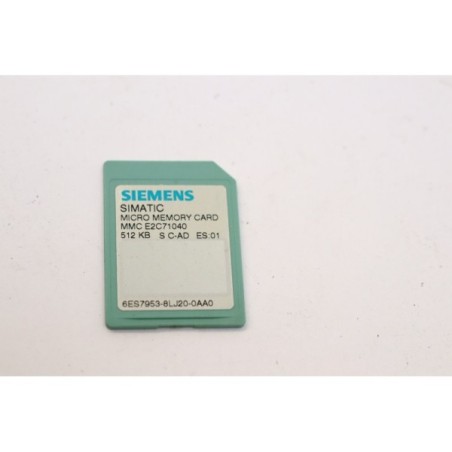 Siemens 6ES7953-8LJ20-0AA0 Carte Simatic MMC 512KB (B1018.2)
