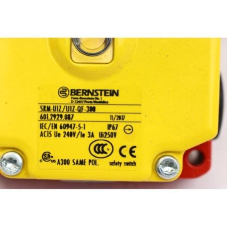 Bernstein 601.2929.087 SRM-U1Z/U1Z-QF-300 Interrupteur à câble (B955)