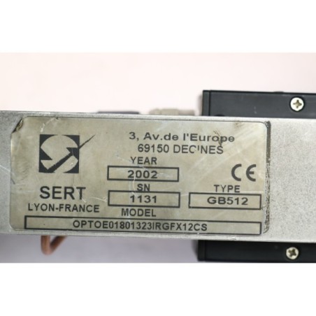 Sedeco VC11 Camera Sert GB512 OPTOE01801323IRGFX12CS READ DESC (B955)