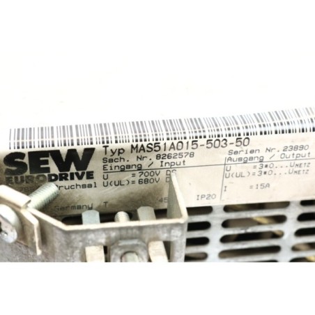 SEW 8262578 MAS51A015-503-50 variateur Movidyn (P130.4)